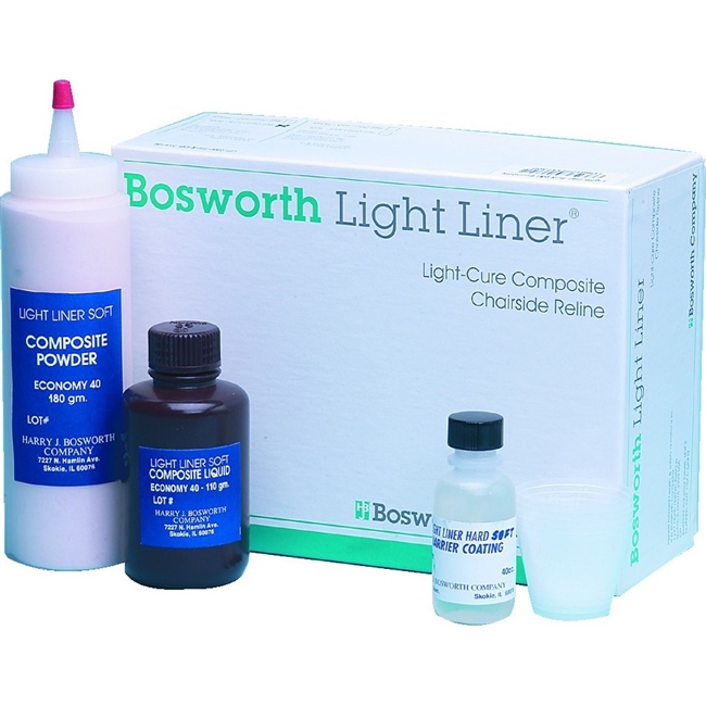 Light Liner Light Cure Chairside Reline Composite Standard Kit, Hard ...